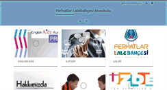 Desktop Screenshot of ferhatlarlalebahcesi.com